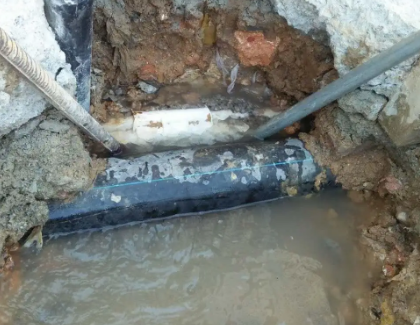 满洲里测漏水之水管漏水